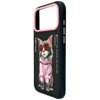 Nimmy Glasses Cool Cat Case for iPhone 17 Pro - Black