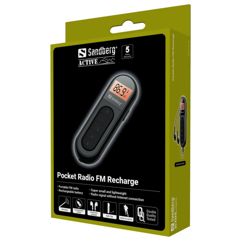 Sandberg 421-01 Pocket Radio FM