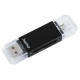 Hama 00181056 USB 2.0 OTG Card Reader Aluminium