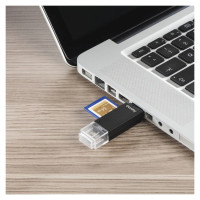 Hama 00181056 USB 2.0 OTG Card Reader Aluminium