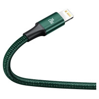 Baseus Rapid Series 3in1 USB-C - USB-C / Lightning / micro USB cable 20W PD 1.5m - green