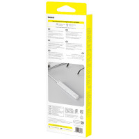 Baseus Smooth Writing Stylus Charging Case with Baseus Simple USB-C 3A Cable 30cm - White