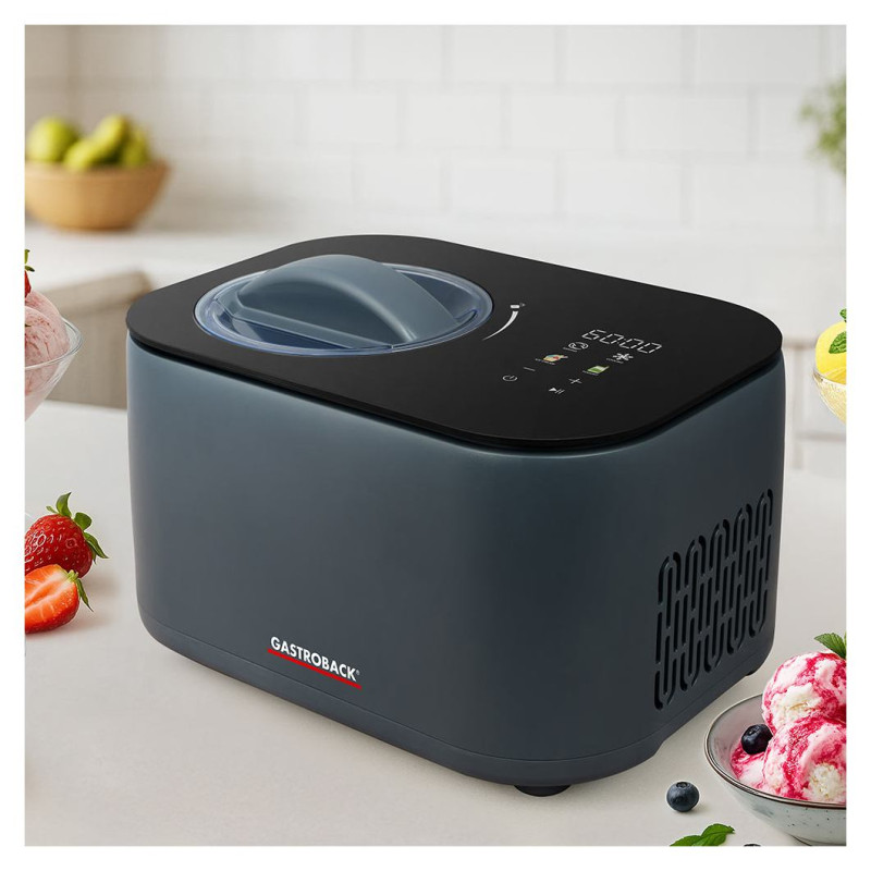 Gastroback 42901 Mini Gelateria 2in1 Compressor-Ice Machine 1L