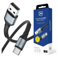 3Mk Protection 3mk Hyper Cable 3mk Hyper Cable N-SERIES USB-A / USB-C 1m 9V/2A 18W QC 3.0 / black