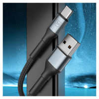 3Mk Protection 3mk Hyper Cable 3mk Hyper Cable N-SERIES USB-A / USB-C 1m 9V/2A 18W QC 3.0 / black