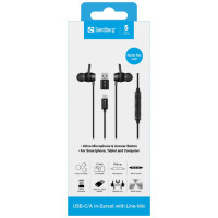 Sandberg 126-50 USB-C/A In-Earset with LineMic