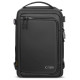 Tech-Protect Defender S50 Backpack for Ryanair & Wizzar, 20L Laptop - Black