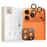 Tech-Protect Camring Fit+ Camera Cover for iPhone 14 Pro / Max / 15 Pro / Max / 16 Pro / Max / 17 Pro / Max - Orange