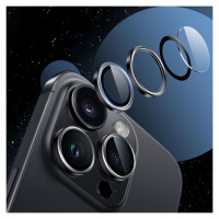 Tech-Protect Camring Fit+ Camera Cover for iPhone 14 Pro / Max / 15 Pro / Max / 16 Pro / Max / 17 Pro / Max - Silver