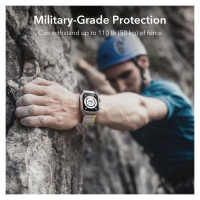 ESR Armorite 2-pack Tempered Glass for Apple Watch Ultra 49mm - Titanium