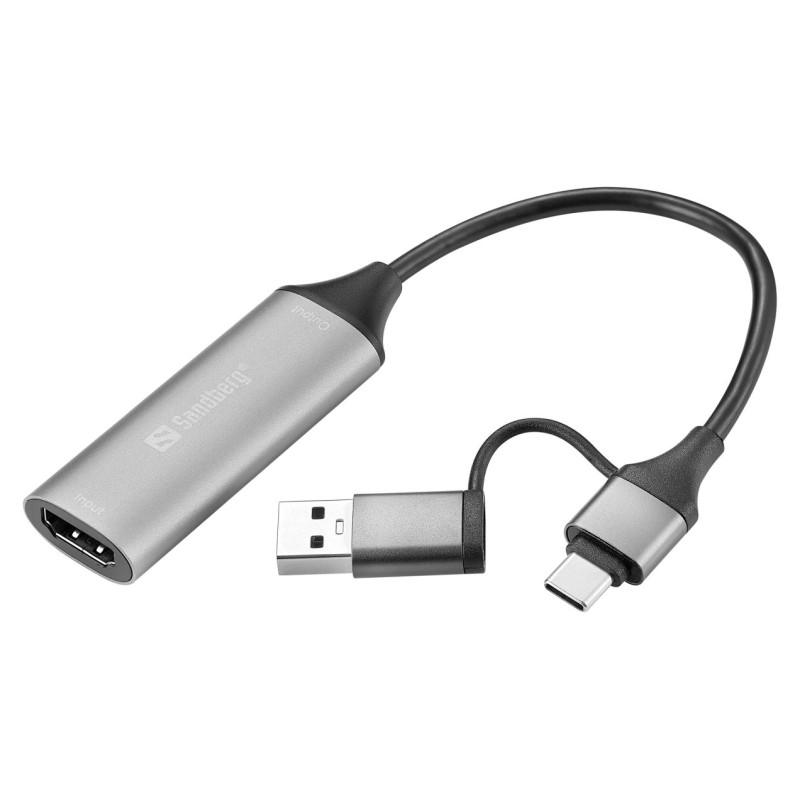 Sandberg 136-70 HDMI Capture Link to USB-C/A