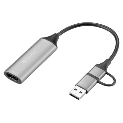 Sandberg 136-70 HDMI Capture Link to USB-C/A