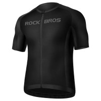 Rockbros 15120002005 Cycling Jersey with Short Sleeves XXL - Black