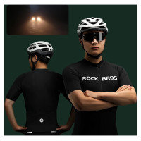 Rockbros 15120002005 Cycling Jersey with Short Sleeves XXL - Black
