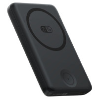 Baseus Powerbank Baseus EnerFill FT11 10000mAh 27W kompatybilny z MagSafe, do Apple Watch i smartfonów z kablem USB-C 20V/3A 30 cm - czarny