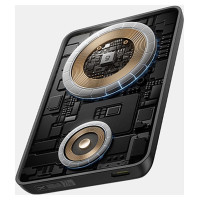 Baseus Powerbank Baseus EnerFill FT11 10000mAh 27W kompatybilny z MagSafe, do Apple Watch i smartfonów z kablem USB-C 20V/3A 30 cm - czarny