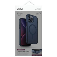 Uniq LifePro Xtreme Magclick Charging case for iPhone 15 Pro Max - dark blue
