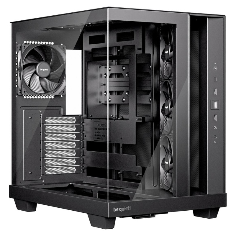 Be Quiet Case|BE QUIET|ATX/micro ATX/Mini-ITX|Black|Midi Tower|PC|BGW83