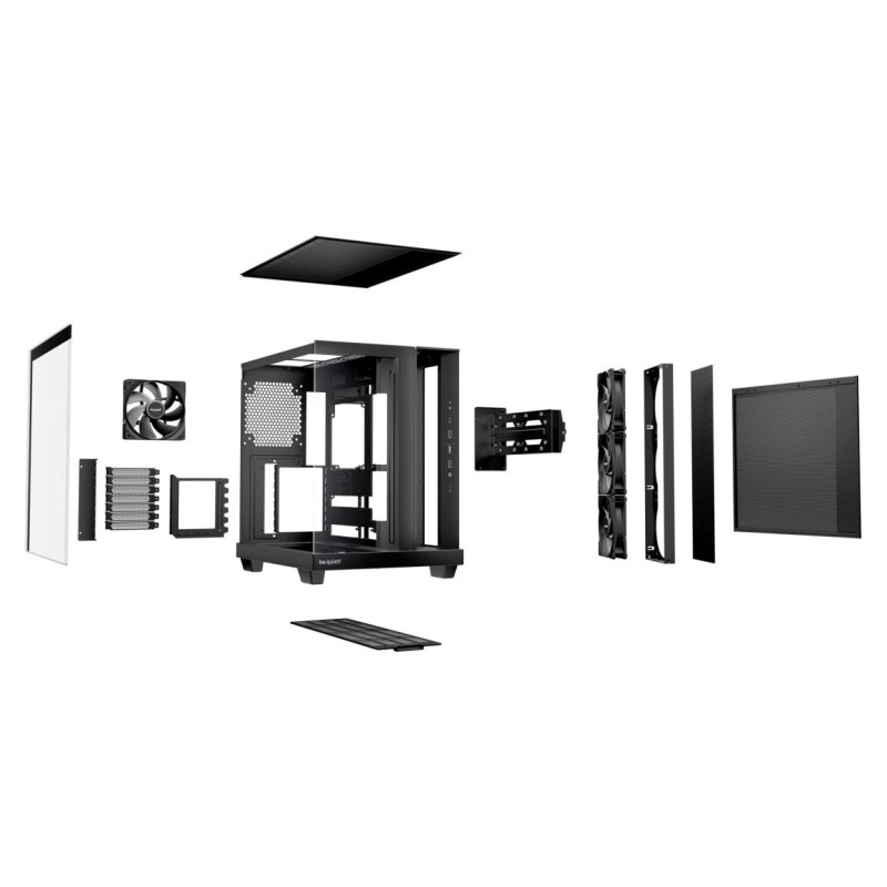 Be Quiet Case|BE QUIET|ATX/micro ATX/Mini-ITX|Black|Midi Tower|PC|BGW83