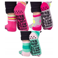 Yoclub Zeķes batutiem TRAMPOLINE ABS SKS-0021 GIRL (35-38)