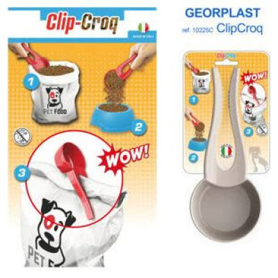 Georplast Lapstiņa barībai Clip-Croq ar klipsi cm.33x18x6h