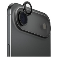Uniq Optix Aluminum Camera Lens Protector for iPhone 17 Air with Applicator - Black