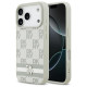 Dkny Checkered with Printed Stripes iPhone 17 Pro Case - Beige
