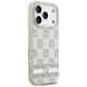 Dkny Checkered with Printed Stripes iPhone 17 Pro Case - Beige