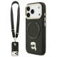 Karl Lagerfeld Big Strap Karl Metal Logo MagSafe Case for iPhone 17 Pro - Black