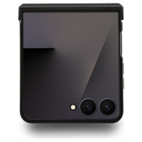 Karl Lagerfeld Saffiano Karl&Choupette Pin Case for Samsung Galaxy Z Flip 7 - Black