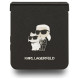 Karl Lagerfeld Saffiano Karl&Choupette Pin Case for Samsung Galaxy Z Flip 7 - Black