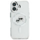 Karl Lagerfeld IML Metal Karl&Choupette Head MagSafe Case for iPhone 16 - White