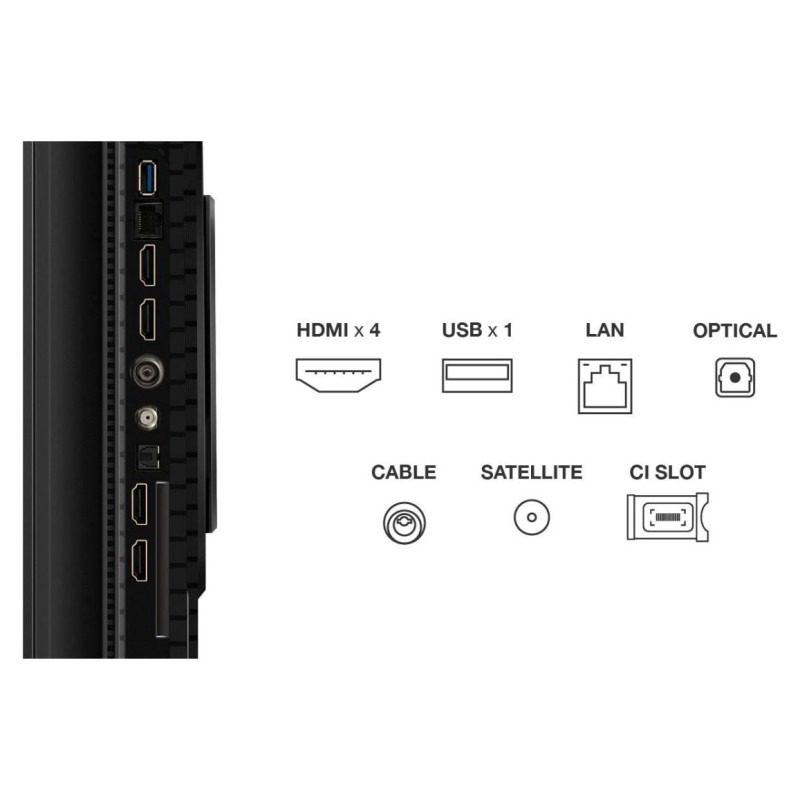 TCL TV Set|TCL|55 "|4K Ultra HD|3840 x 2160 pixels|Flat|16:9|QLED|55P8K