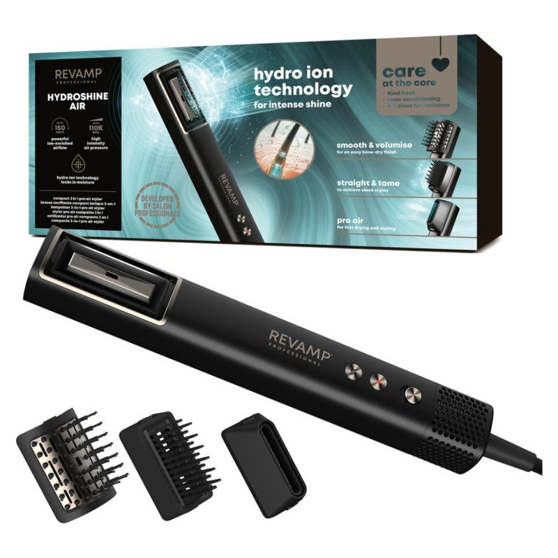 Revamp DR-2750-EU Hydro Shine Air 3-in-1 Pro Styler
