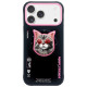 Nimmy Glasses Cool Cat MagSafe Case for iPhone 17 - Black and Pink