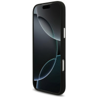 Mercedes AMG Silicone Oversize Rhombs MagSafe Case for iPhone 17 Pro Max - Black