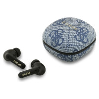 Guess 4G Classic Metal Logo TWS ENC Headphones - Blue