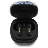 Guess 4G Classic Metal Logo TWS ENC Headphones - Blue