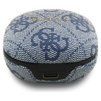 Guess 4G Classic Metal Logo TWS ENC Headphones - Blue