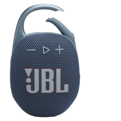 JBL ūdensizturīga portatīvā skanda ar karabīni, zils - JBLCLIP5BLU