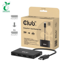 Club3D I/O ADAPTER DP TO DP QUAD/CSV-7400 CLUB3D