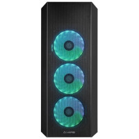 Chieftec Case|CHIEFTEC|SCORPION 4|MiniTower|Case product features Transparent panel|Not included|ATX|MicroATX|MiniITX|Colour Black|GL-04B-UC-OP