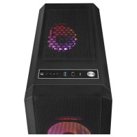 Chieftec Case|CHIEFTEC|SCORPION 4|MiniTower|Case product features Transparent panel|Not included|ATX|MicroATX|MiniITX|Colour Black|GL-04B-UC-OP