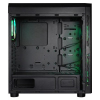 Chieftec Case|CHIEFTEC|SCORPION 4|MiniTower|Case product features Transparent panel|Not included|ATX|MicroATX|MiniITX|Colour Black|GL-04B-UC-OP