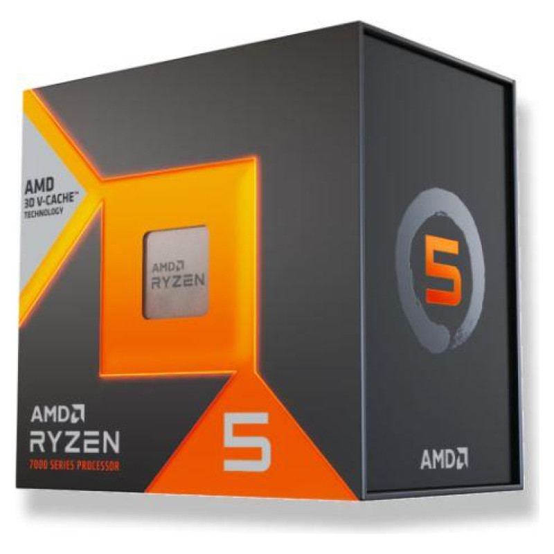 AMD CPU Desktop Ryzen 5 6C/12T 7500X3D (4.5GHz,102MB,65W,AM5) box, with Radeon Graphics