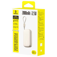 Baseus EnerFill FC21 Qpow 3 Ultra 20000mAh 22.5W Powerbank with Display and Cable Included - Beige