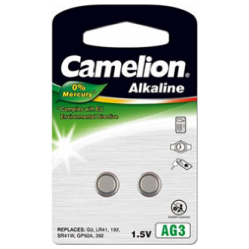 Camelion Baterijas Camelion AG3/ LR41/ LR736 / 392