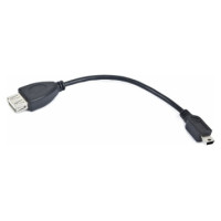 Gembird Kabelis Gembird OTG USB Female - MiniUSB Male 2.0 0.15m Black