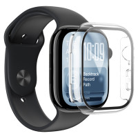 Amazingthing Radix Glass Screen Protector with Case for Apple Watch Series 11 46mm - Clear