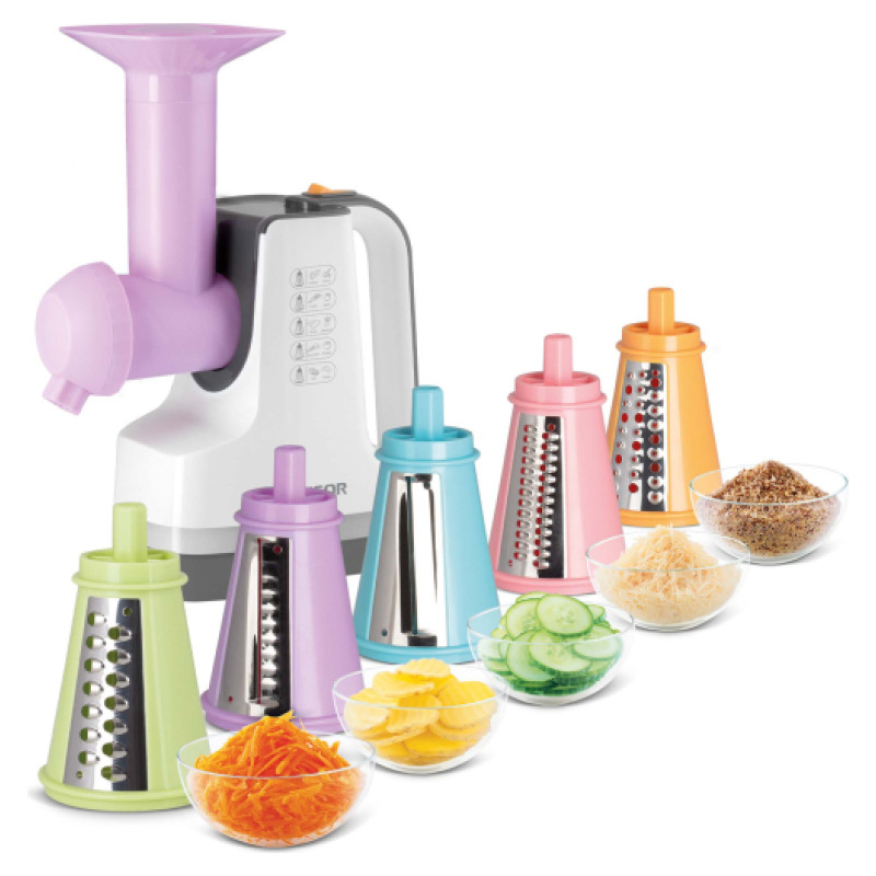 Sencor SSG 4500WH Pārtikas griezējs un rīve ar saldējuma uzgali 150W